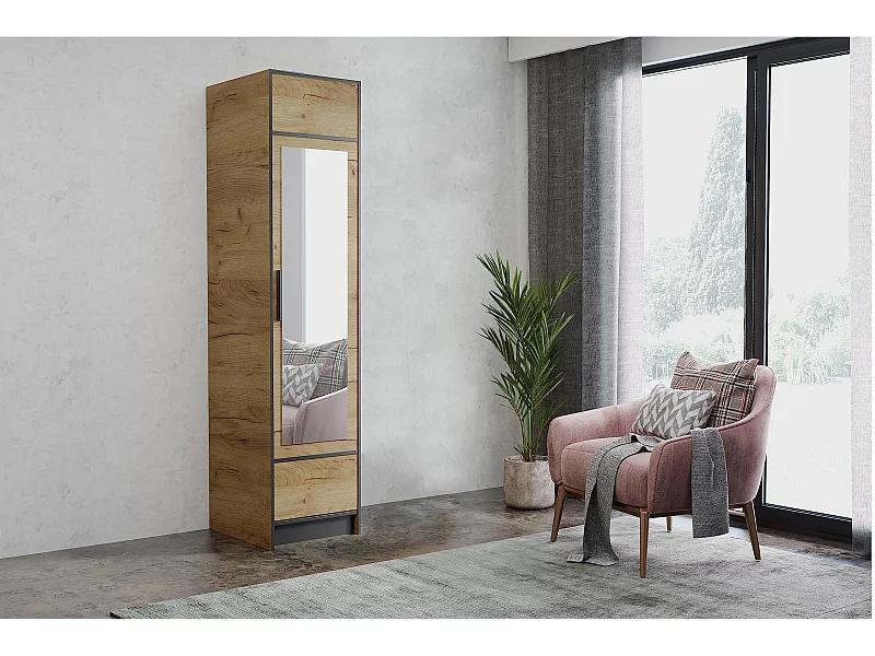 Armoire une porte ROJ 1D – Blanche