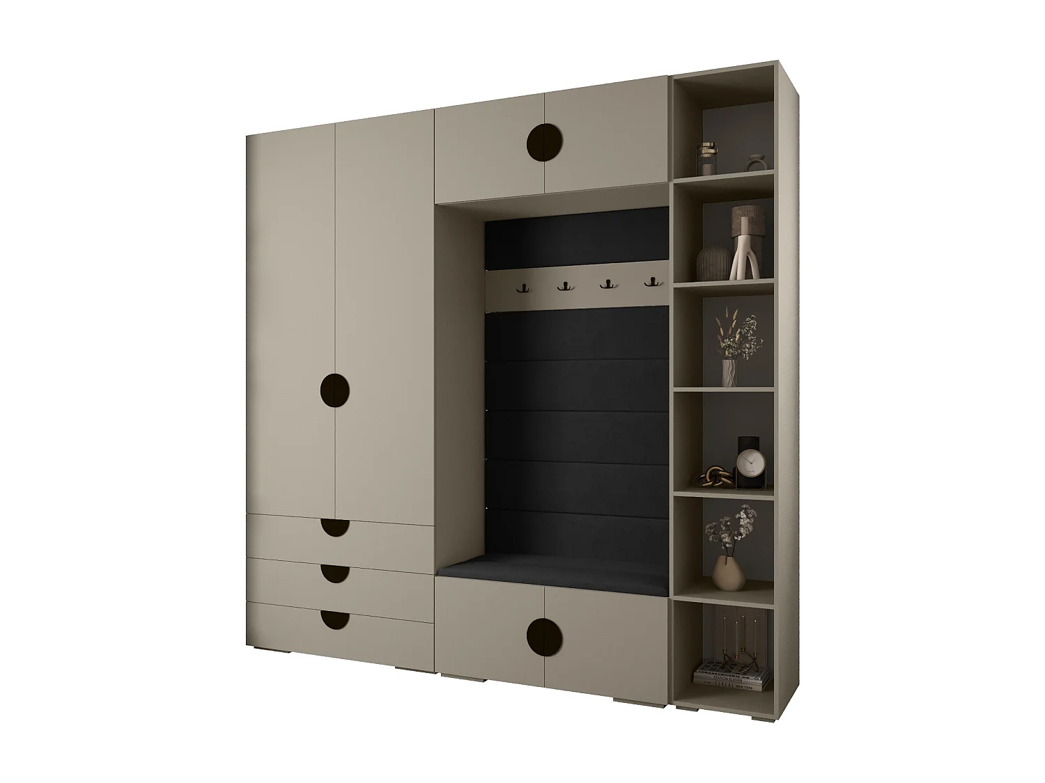 Armoire à portes battantes Inova 4 ensemble 10