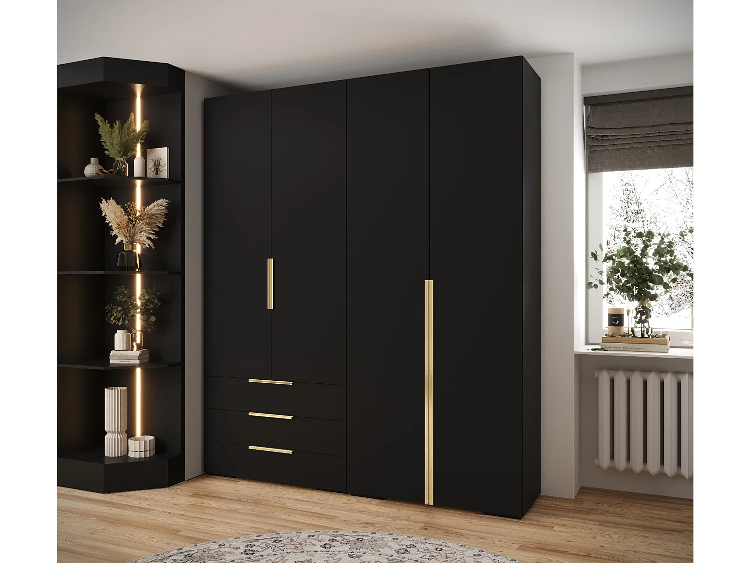 Armadio con ante battenti Inova 1 set 15