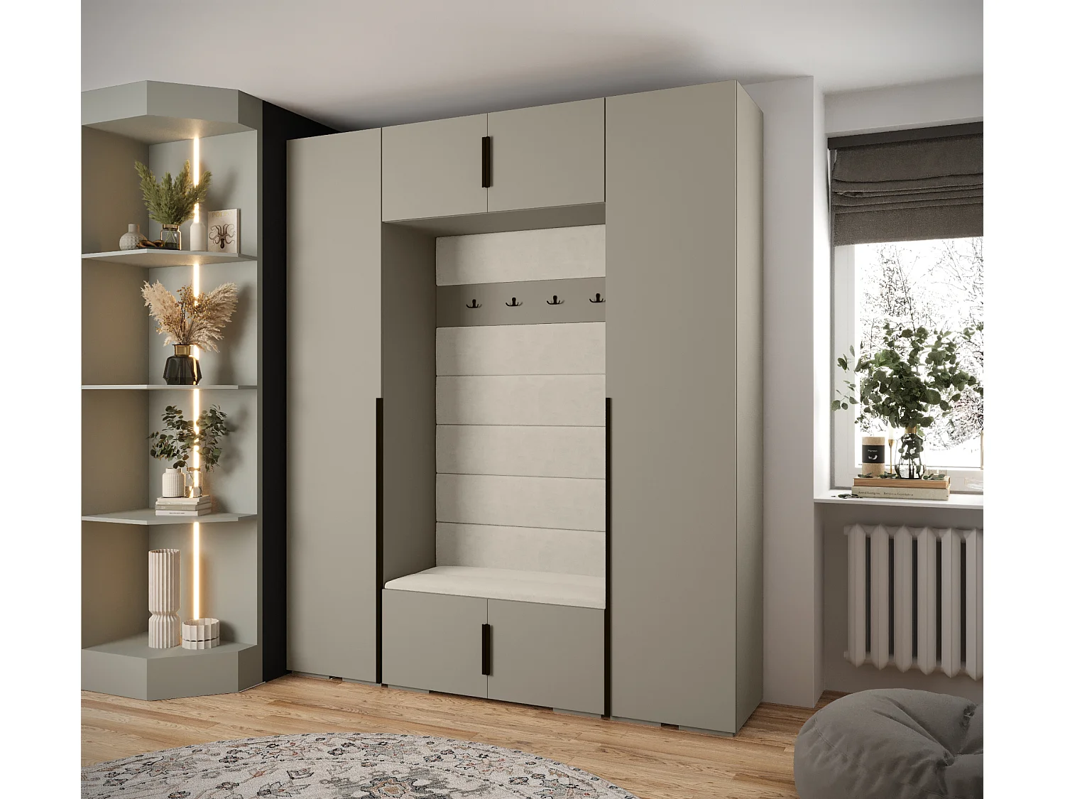Armoire à portes battantes Inova 1 ensemble 13