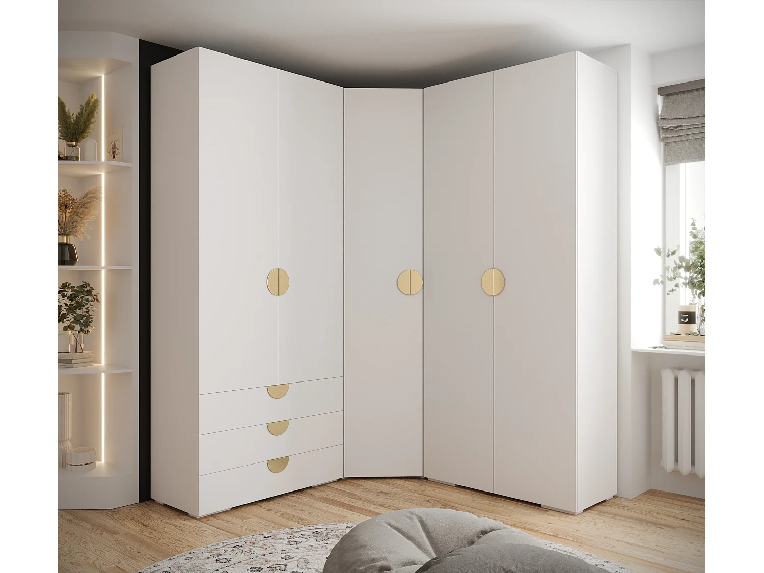 Armoire à portes battantes Inova 4 ensemble 1