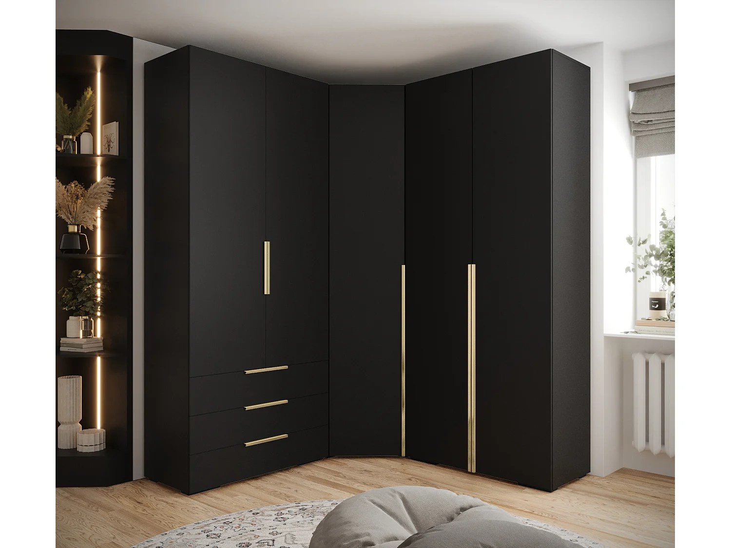 Armadio con ante battenti Inova 1 set 1