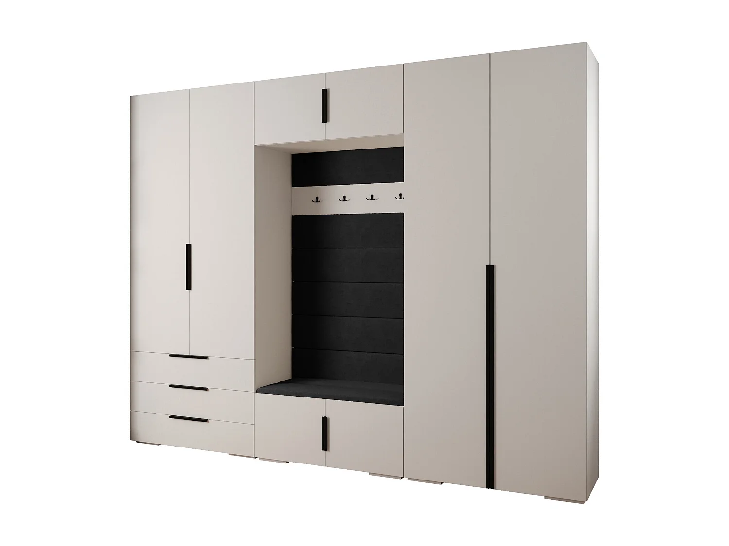 Armoire à portes battantes Inova 1 ensemble 14
