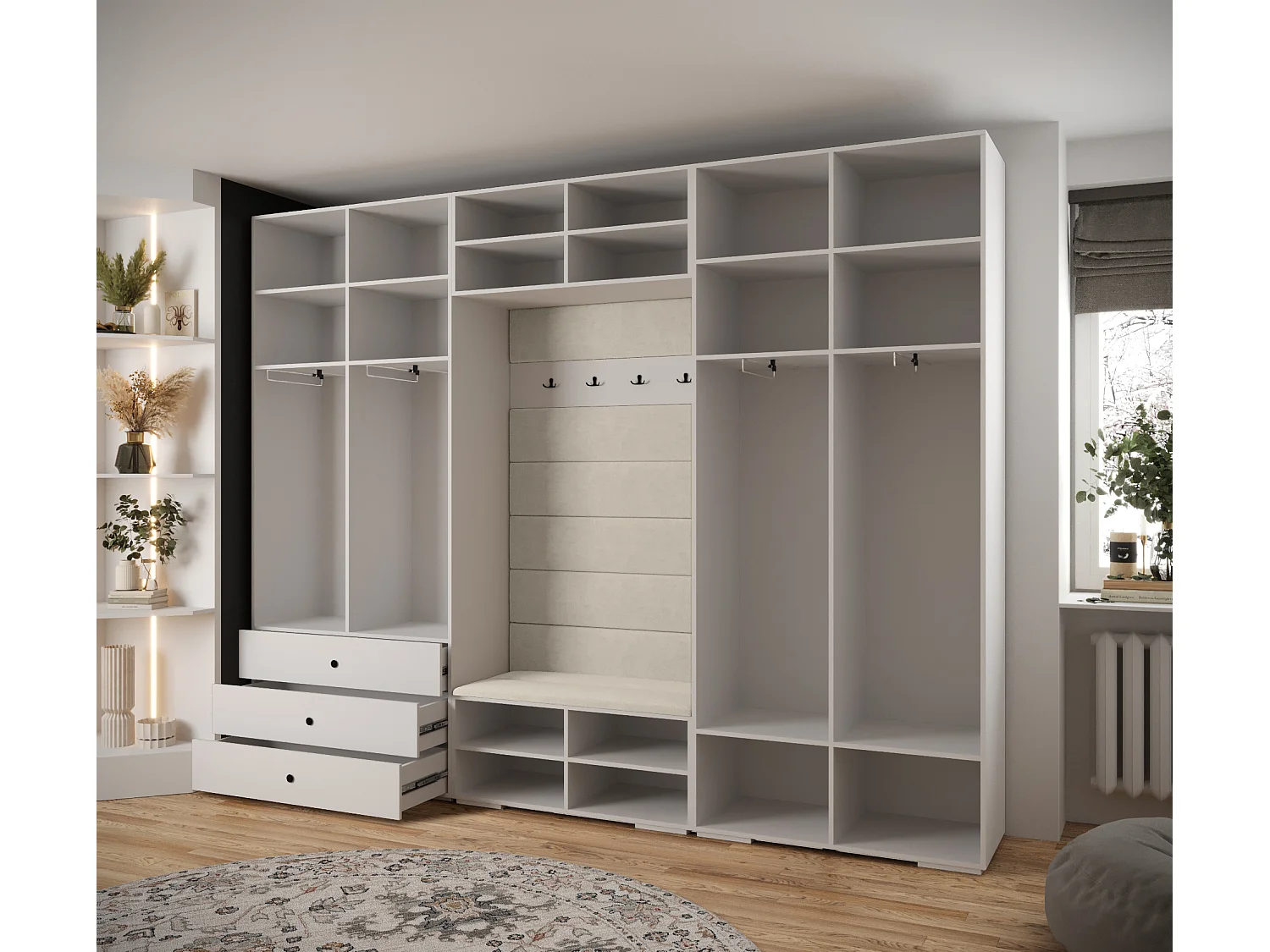 Armoire à portes battantes Inova 1 ensemble 14