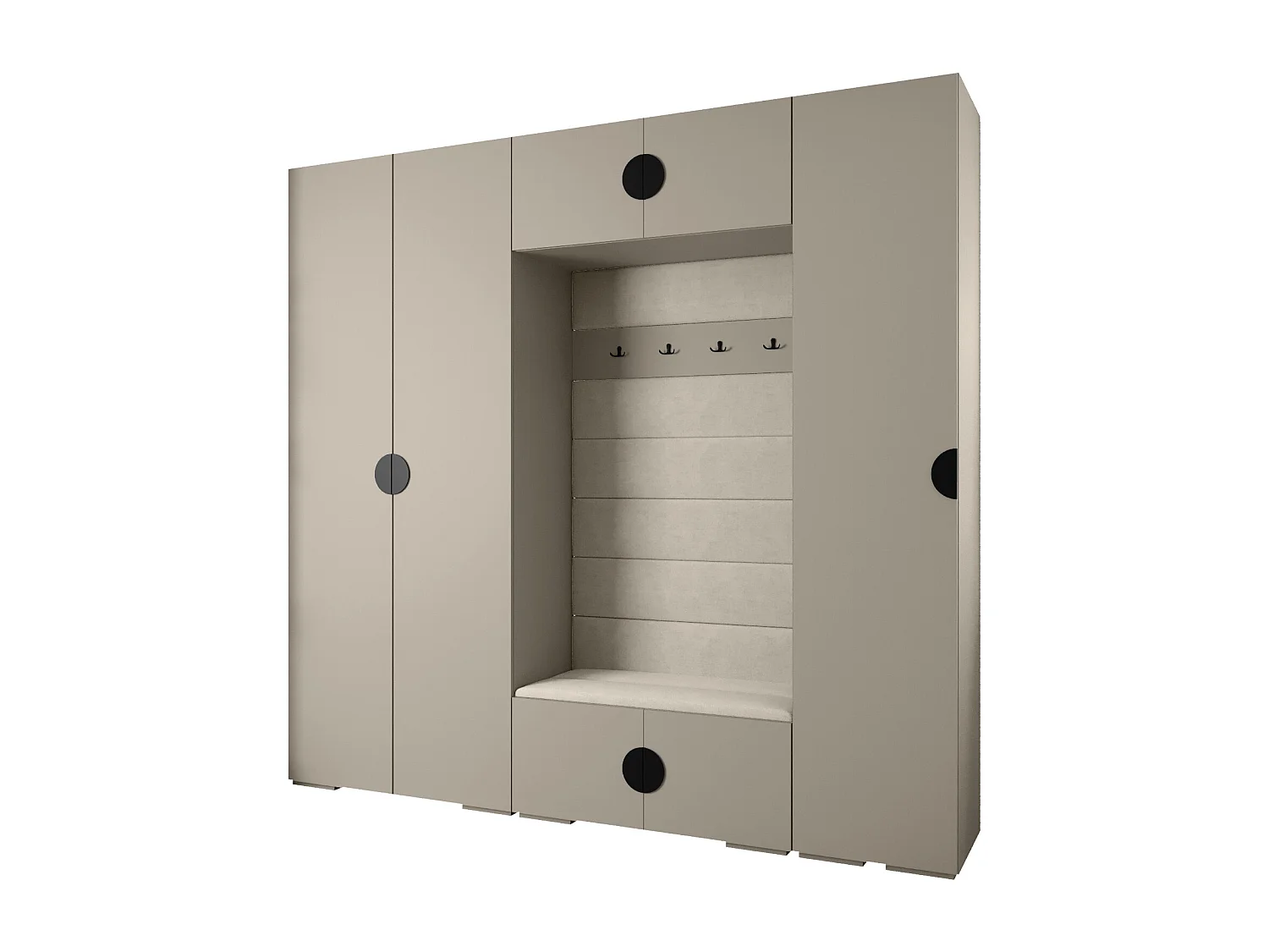 Armadio con ante battenti Inova 4 set 8