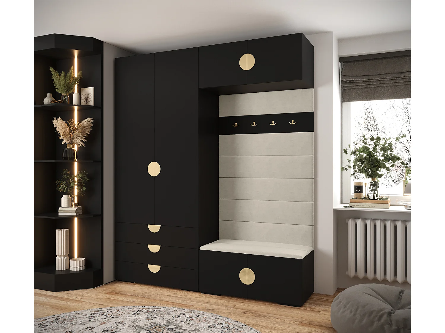 Armadio con ante battenti Inova 4 set 12