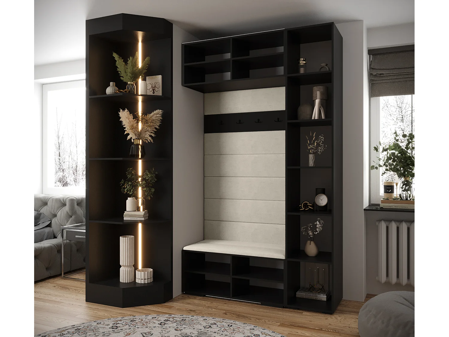 Armoire à portes battantes Inova 1 ensemble 20