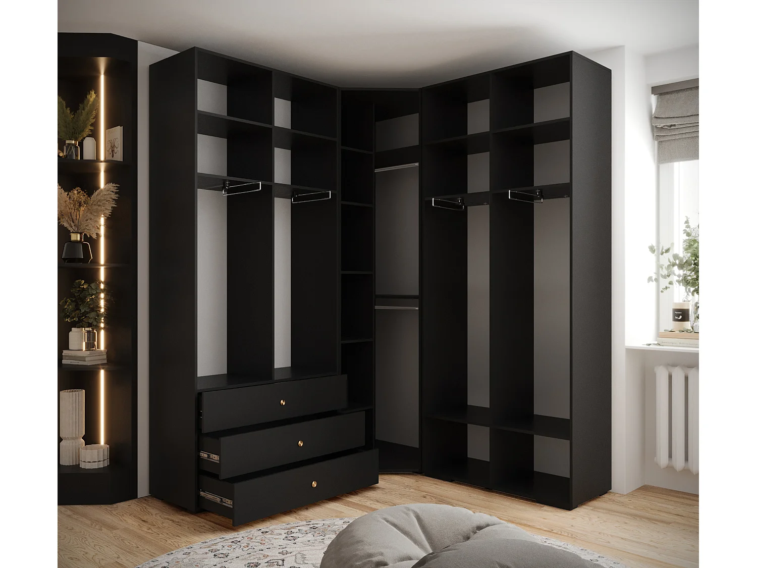 Armoire à portes battantes Inova 4 ensemble 1