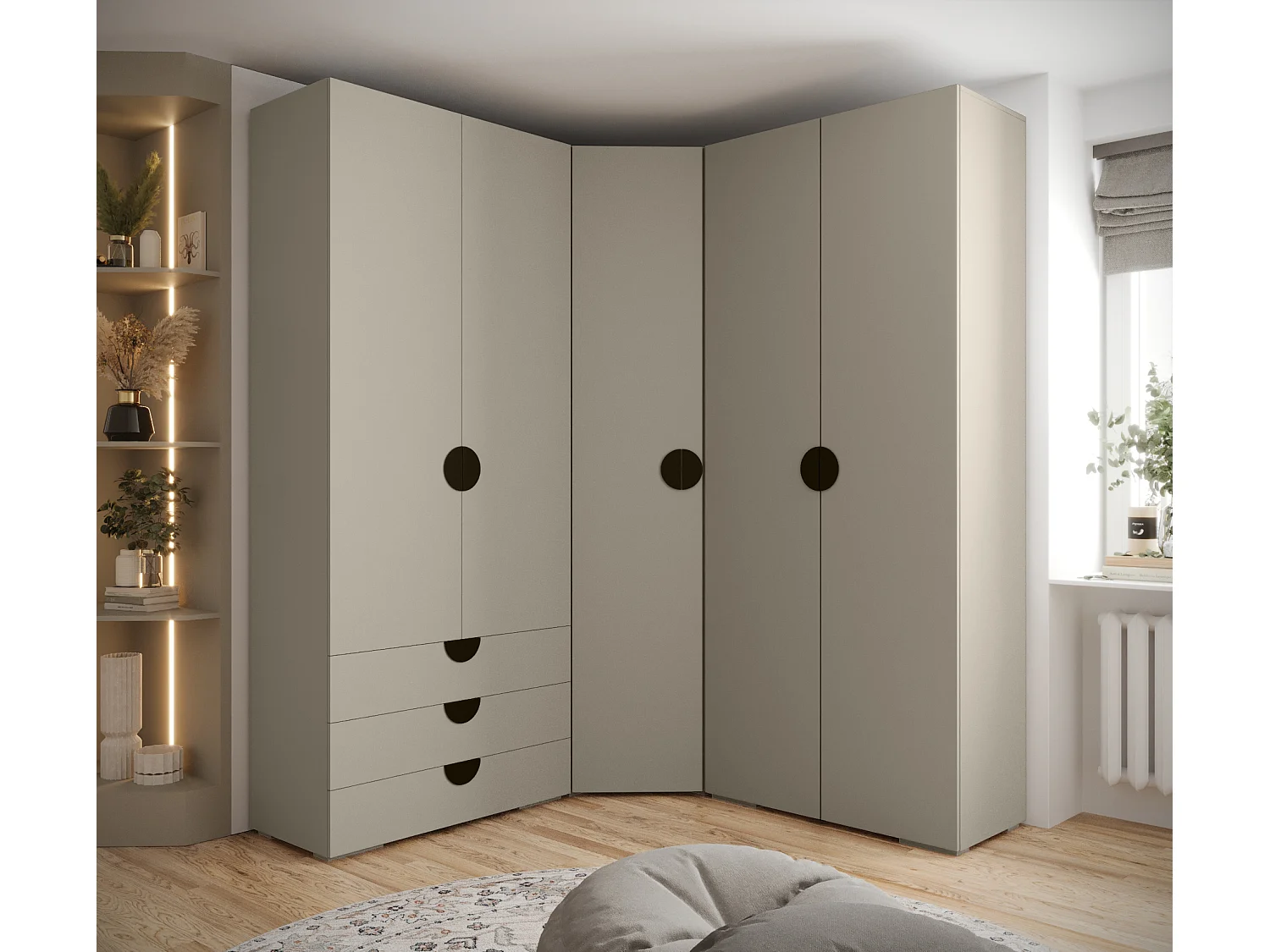 Kast met draaideuren Inova 4 set 1