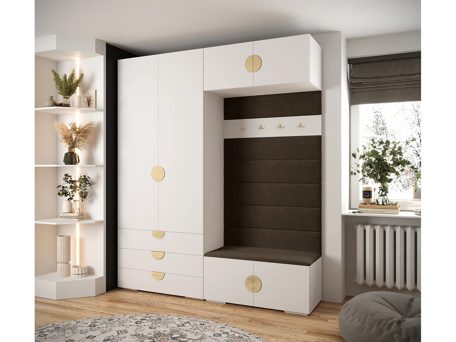 Armoire à portes battantes Inova 4 ensemble 12