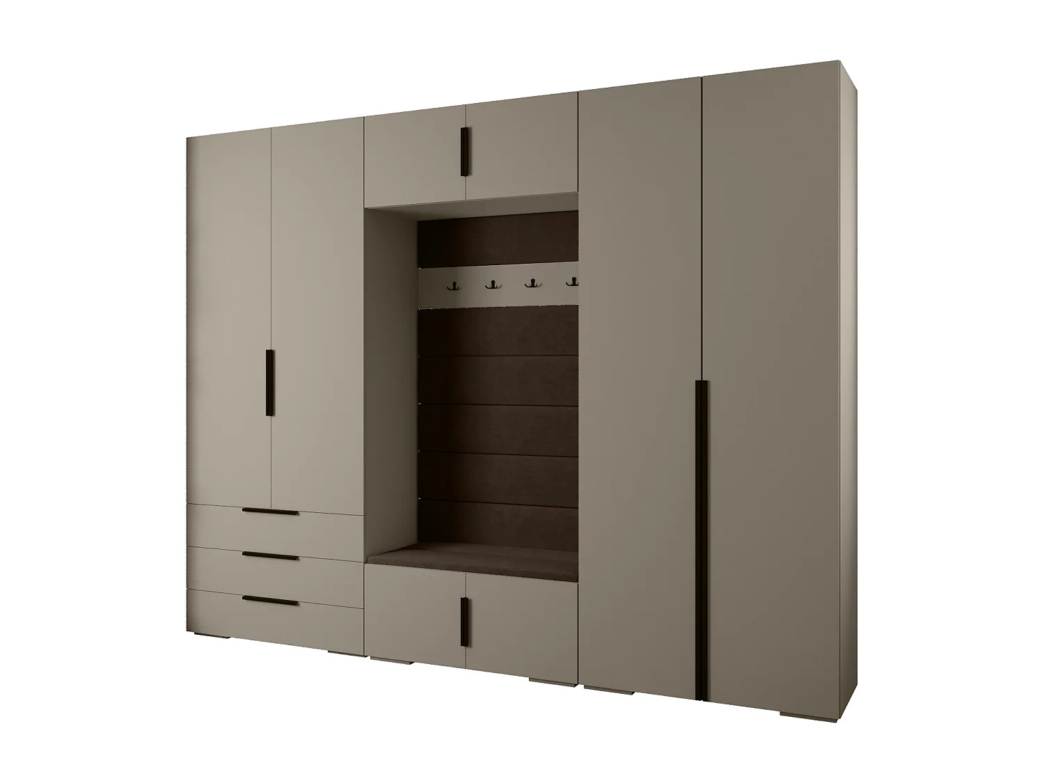 Armoire à portes battantes Inova 1 ensemble 14