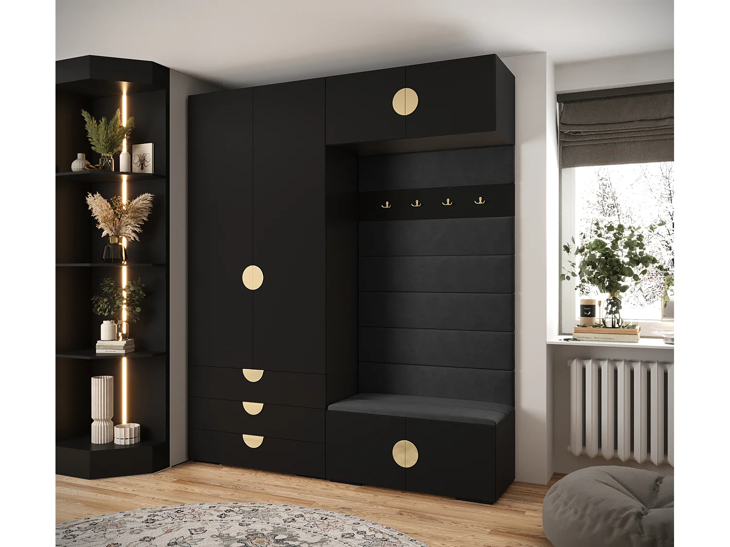 Armoire à portes battantes Inova 4 ensemble 12