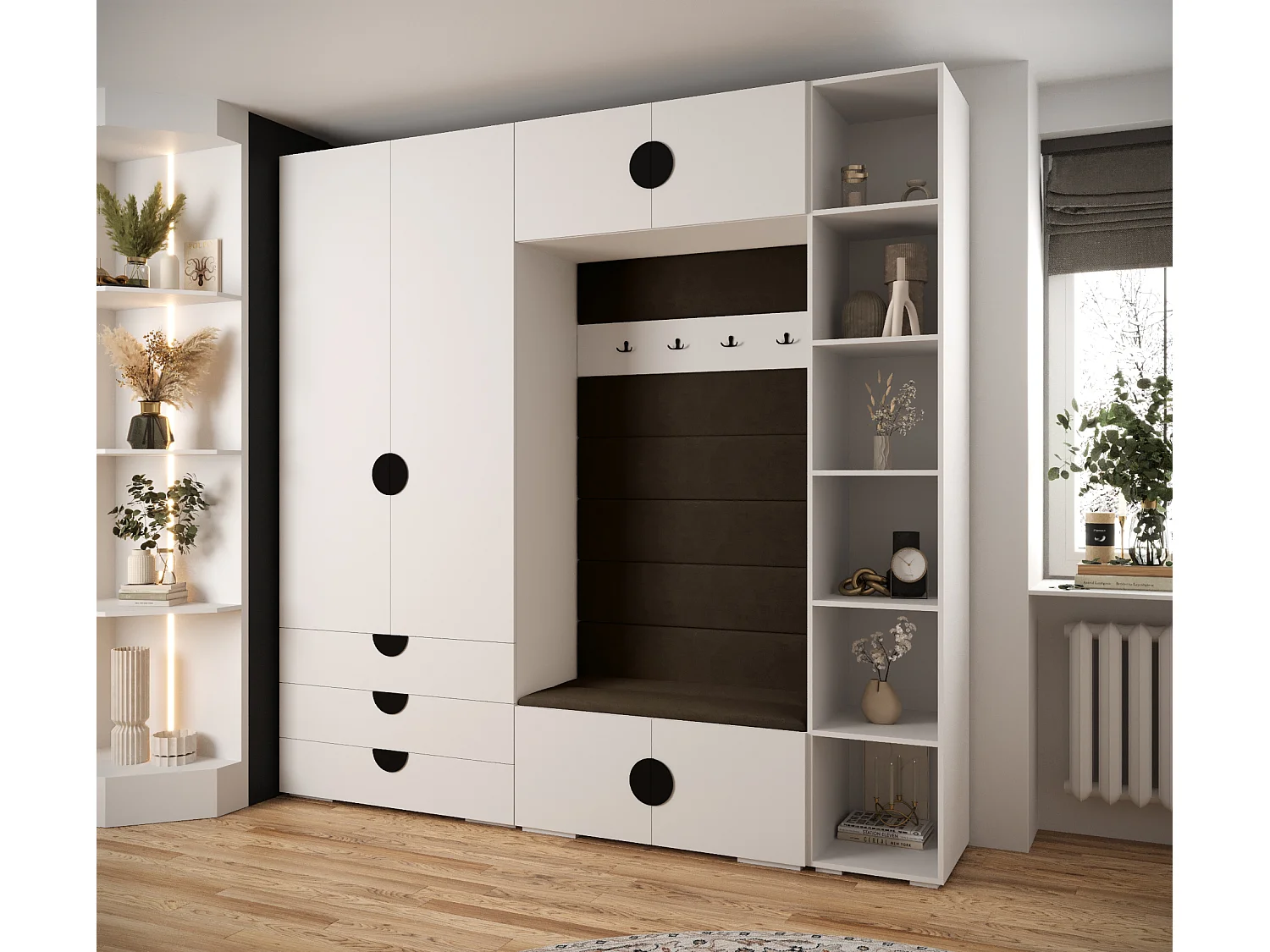 Armadio con ante battenti Inova 4 set 10