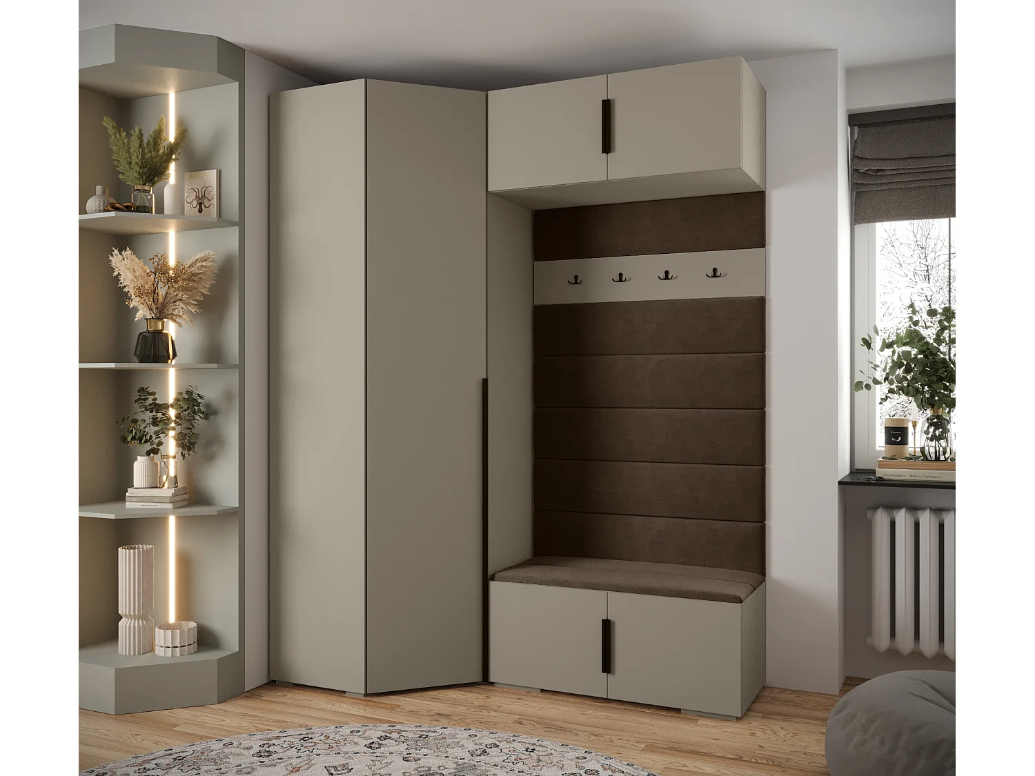 Armoire à portes battantes Inova 1 ensemble 21