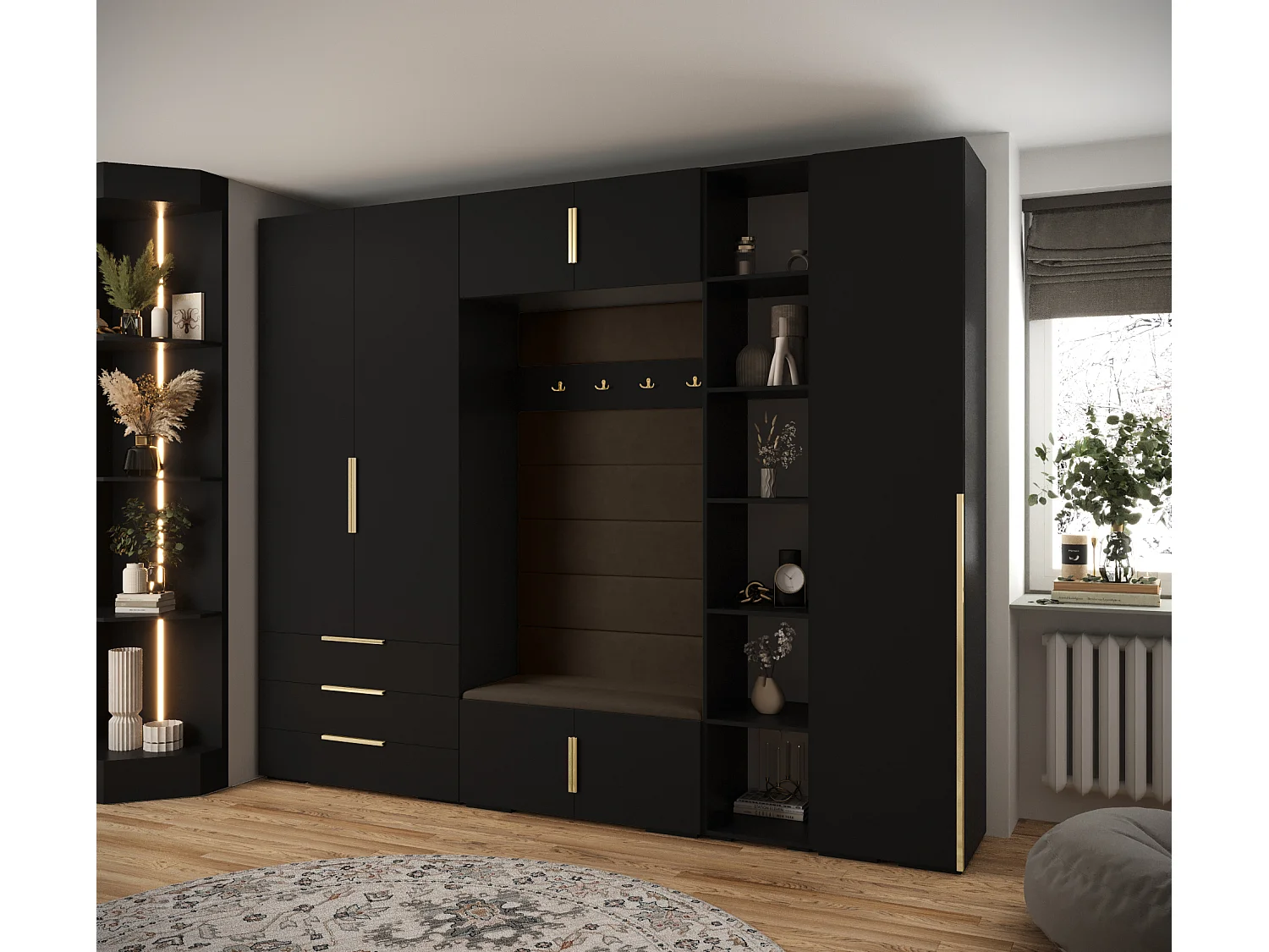 Armoire à portes battantes Inova 1 ensemble 11