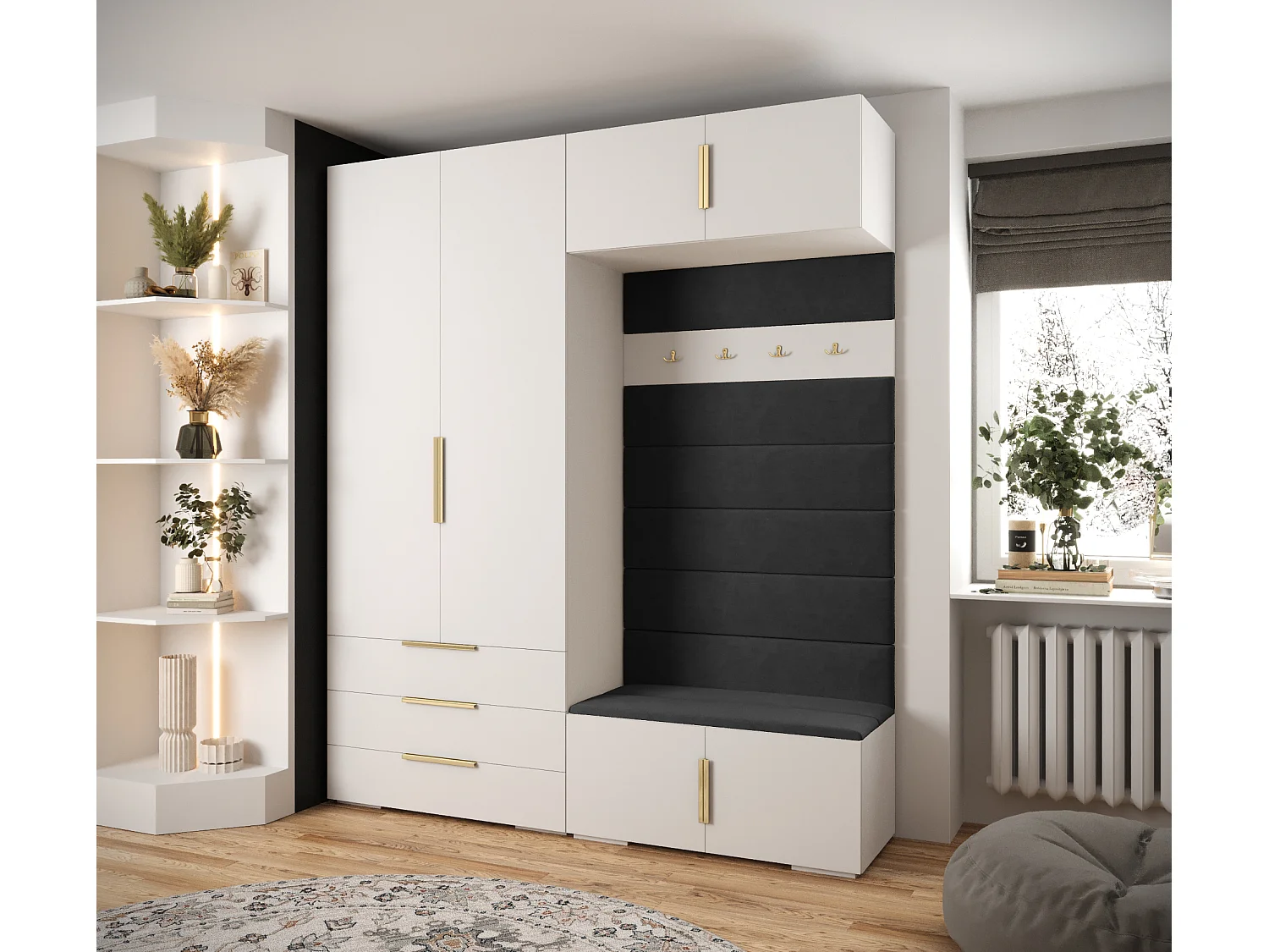 Armoire à portes battantes Inova 1 ensemble 12