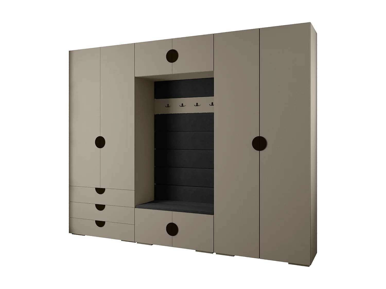 Armoire à portes battantes Inova 4 ensemble 14