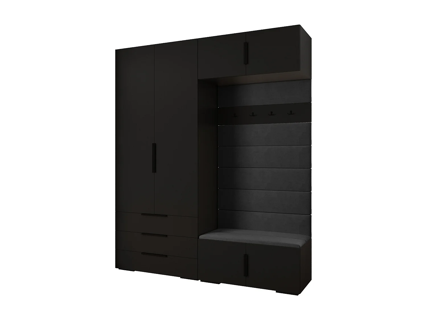 Armoire à portes battantes Inova 1 ensemble 12