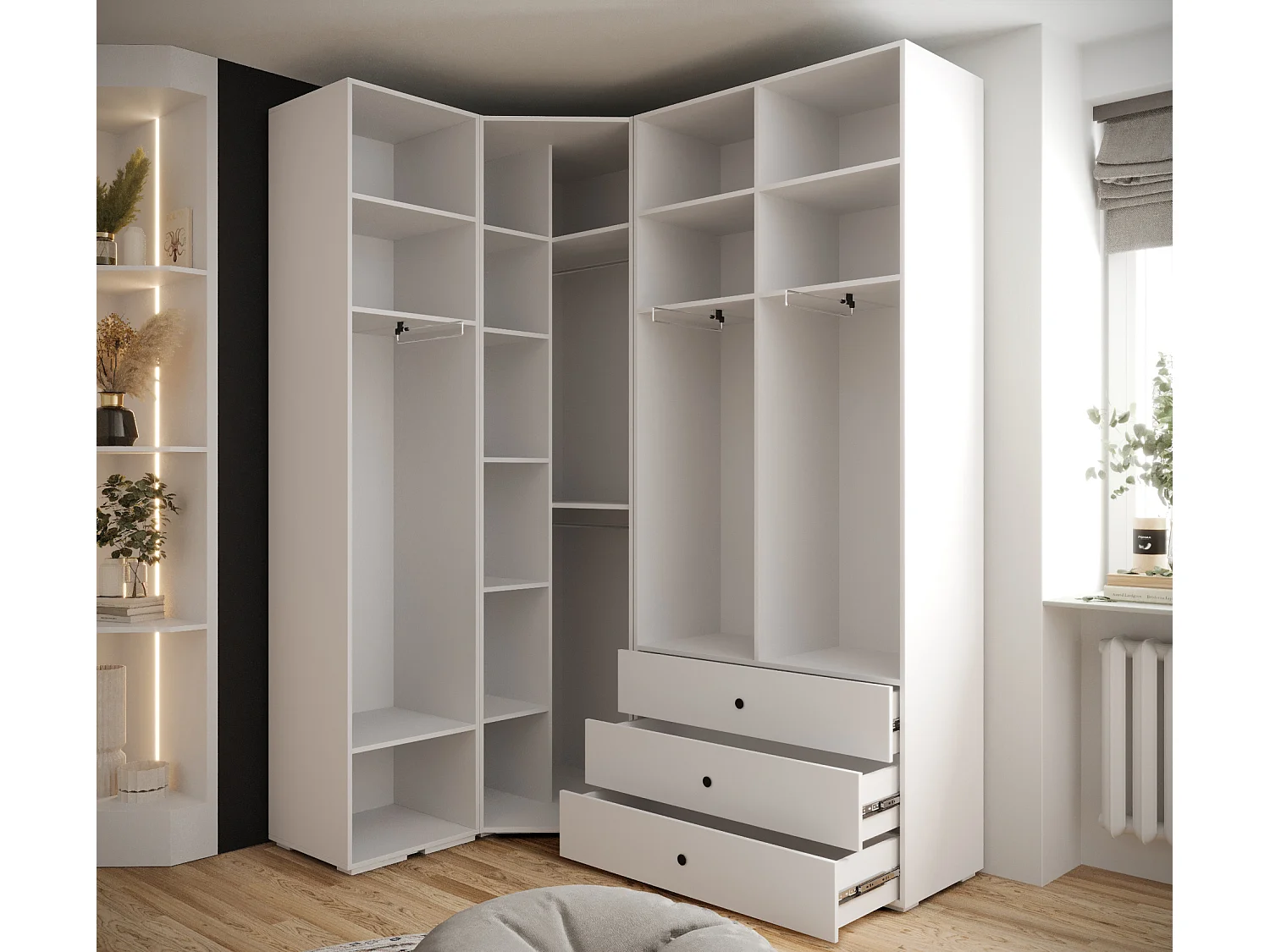 Armoire à portes battantes Inova 1 ensemble 6