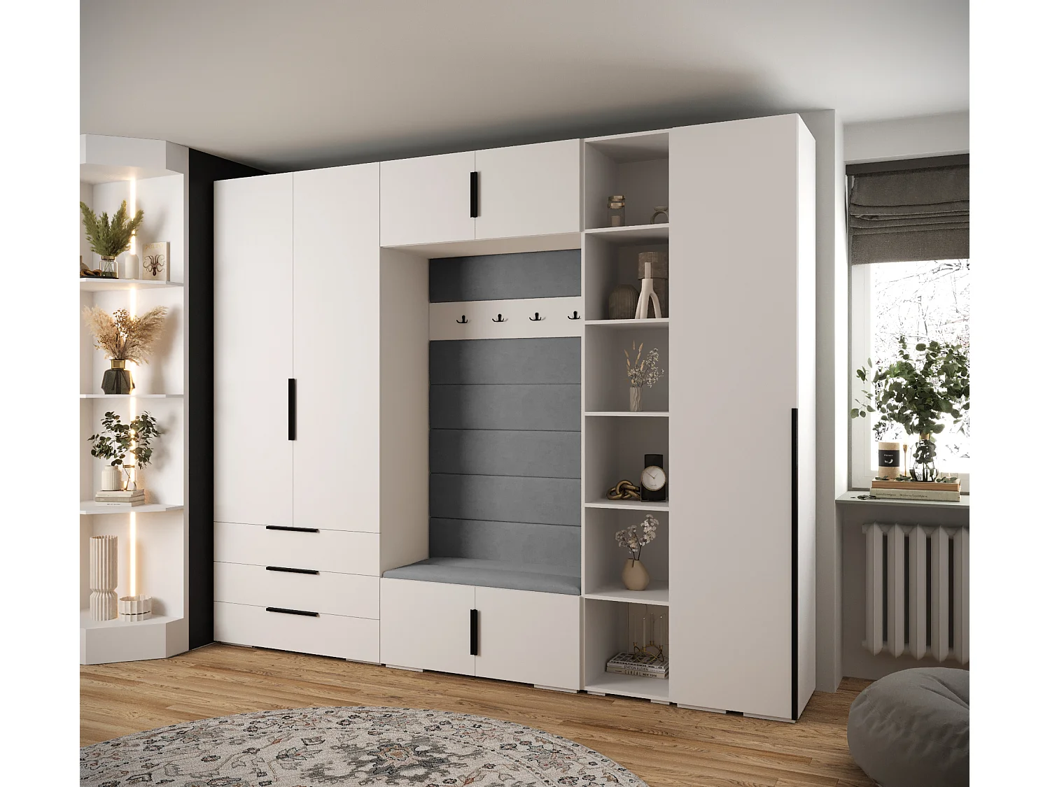 Armoire à portes battantes Inova 1 ensemble 11