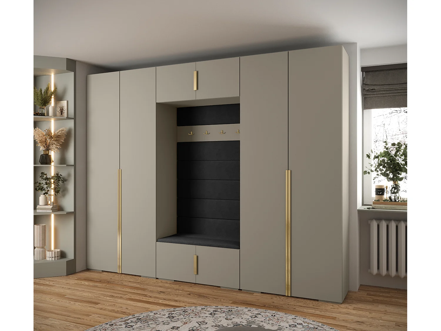 Armadio con ante battenti Inova 1 set 9