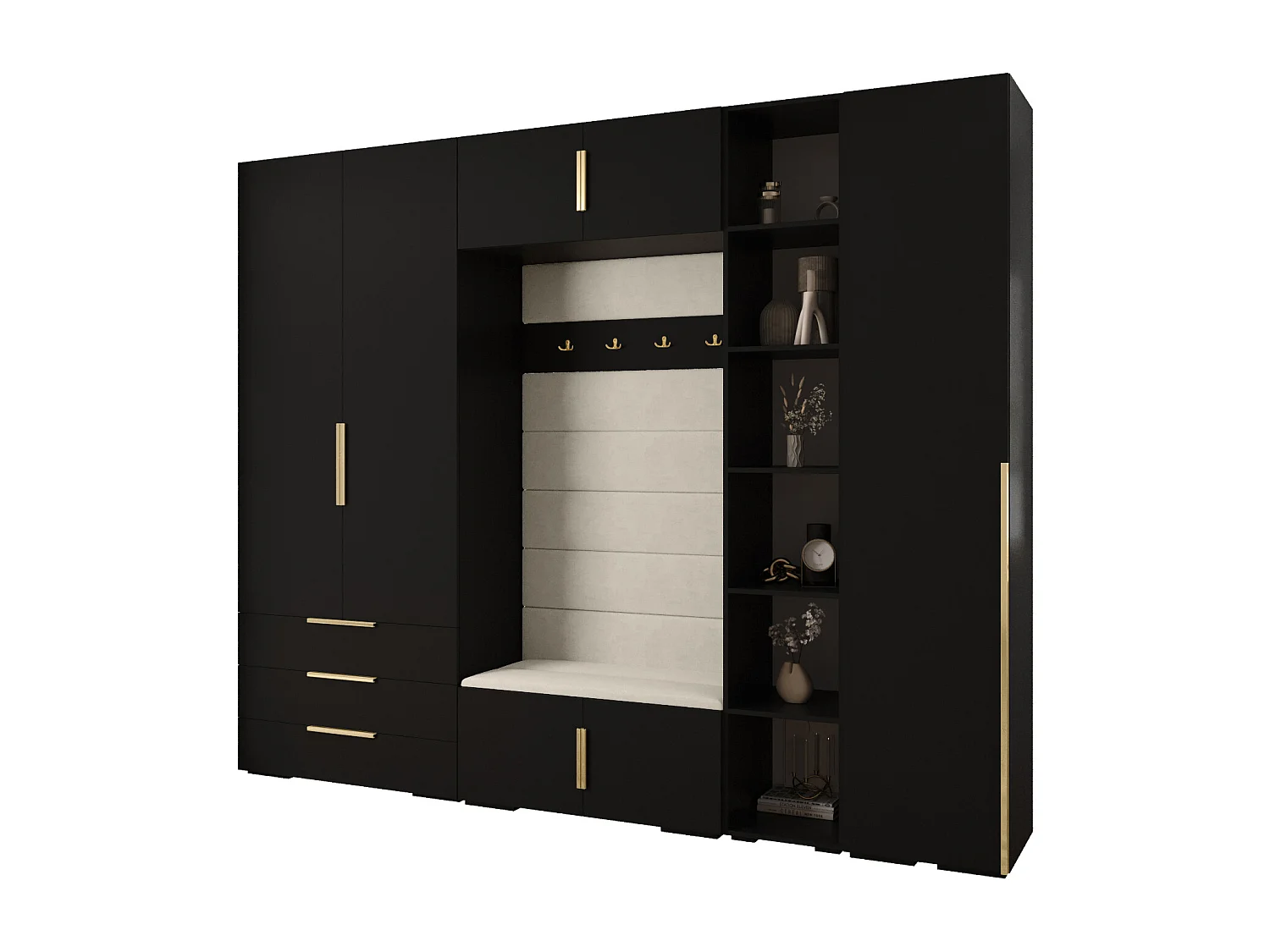 Armoire à portes battantes Inova 1 ensemble 11
