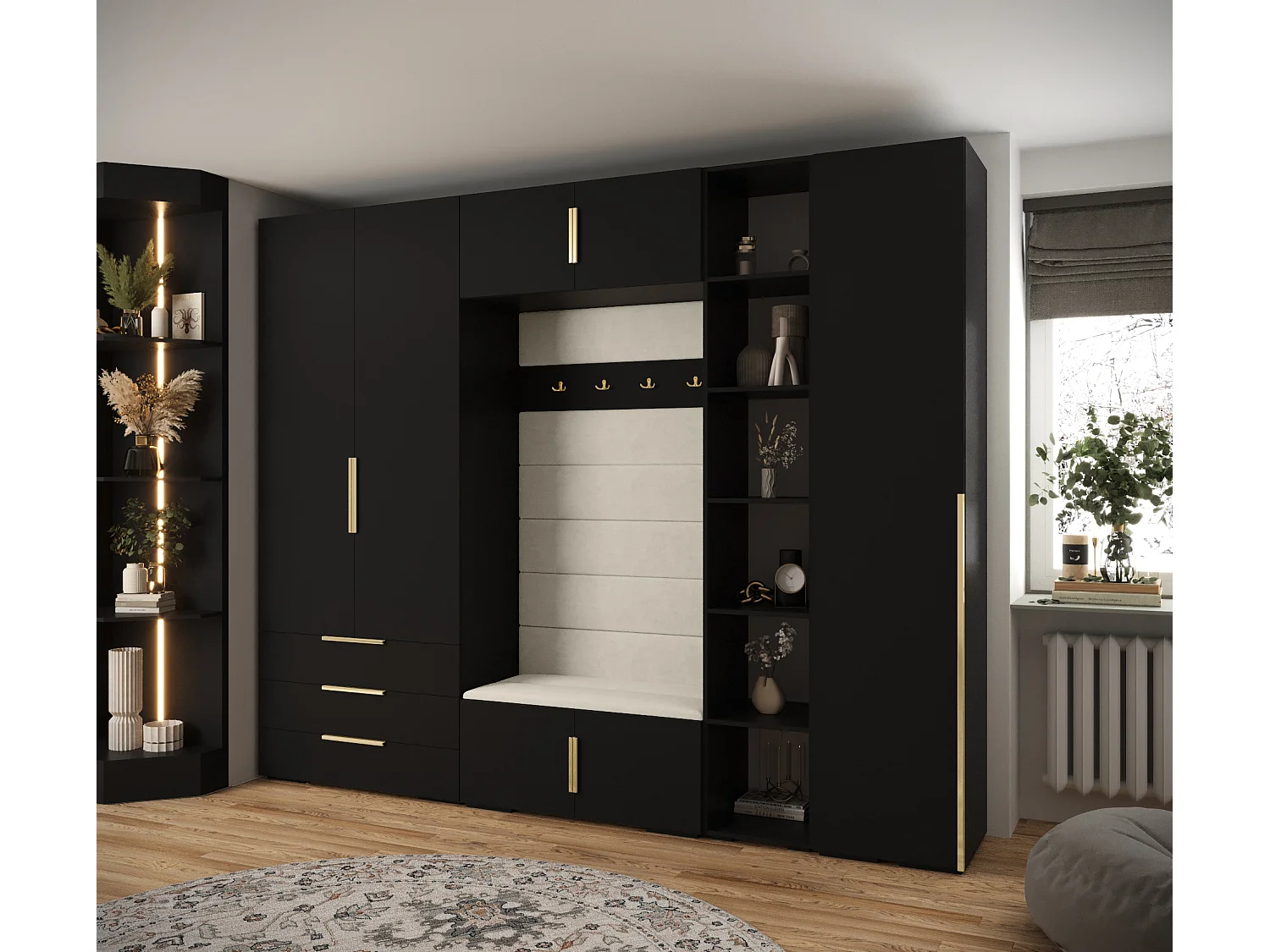 Armoire à portes battantes Inova 1 ensemble 11
