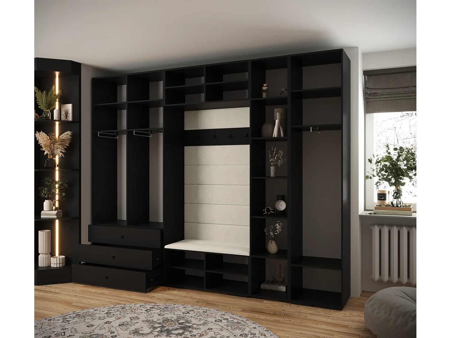 Armoire à portes battantes Inova 1 ensemble 11