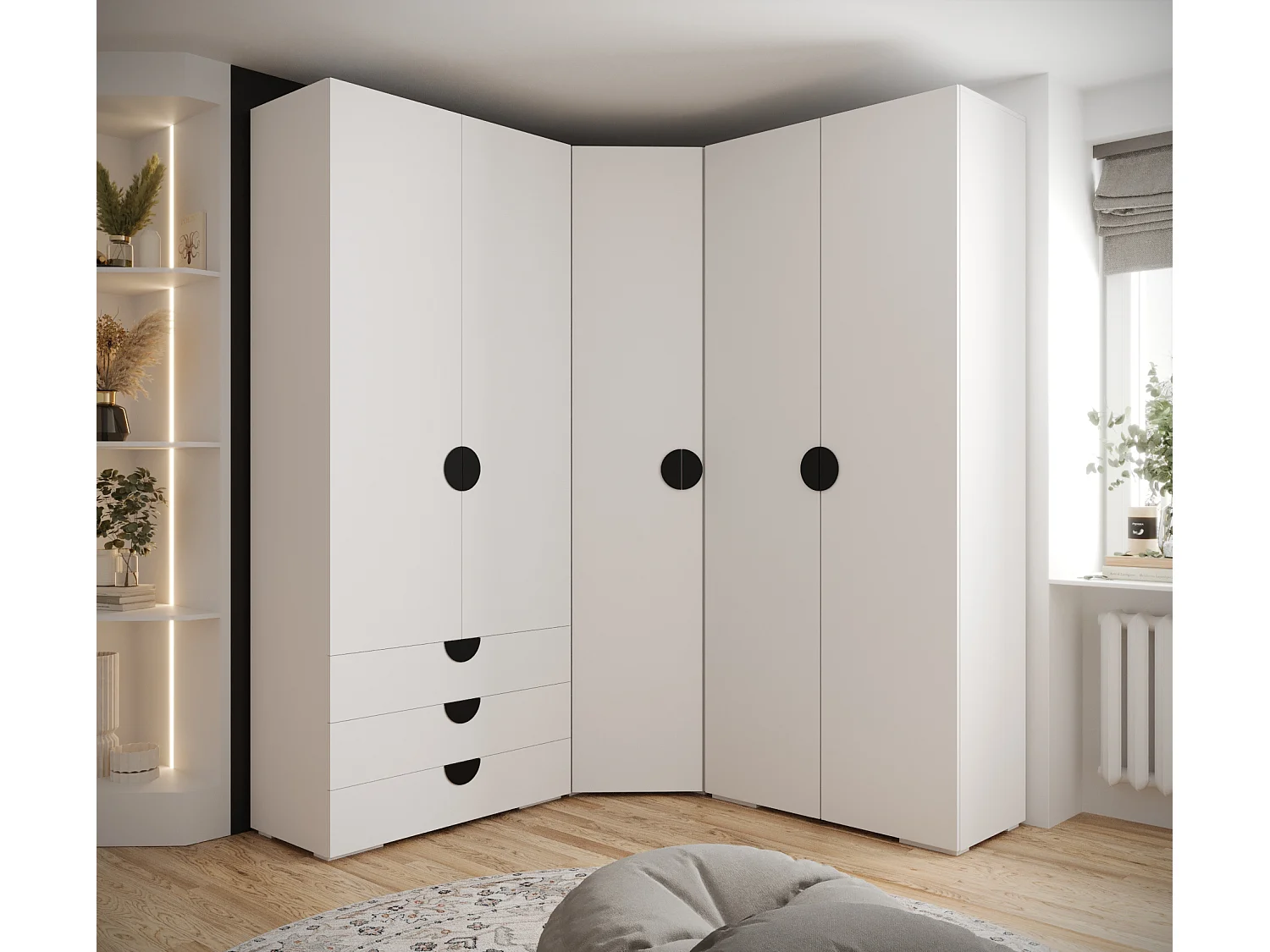 Armoire à portes battantes Inova 4 ensemble 1