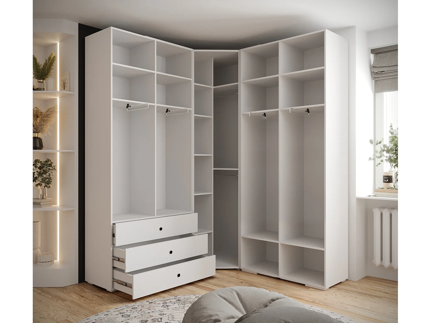 Armoire à portes battantes Inova 4 ensemble 1