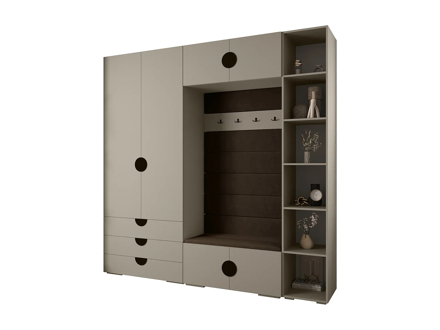 Armoire à portes battantes Inova 4 ensemble 10