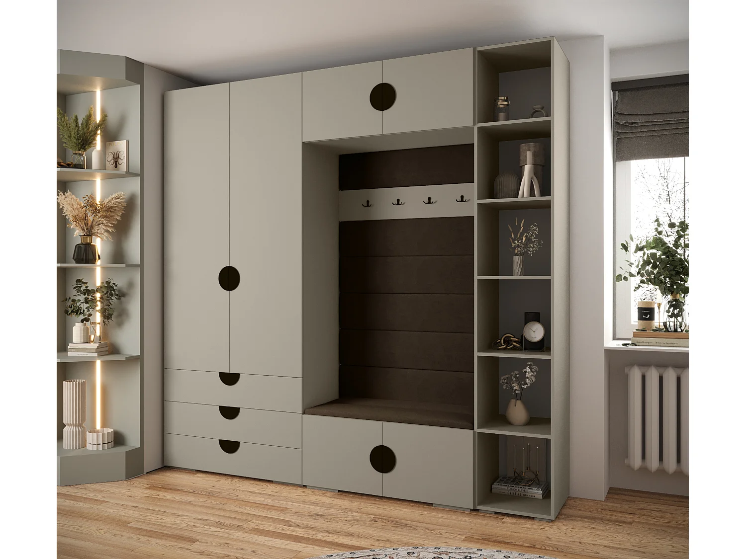 Armoire à portes battantes Inova 4 ensemble 10