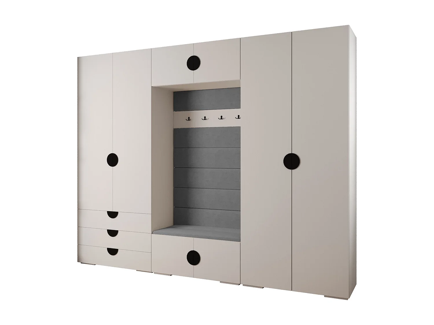 Armoire à portes battantes Inova 4 ensemble 14