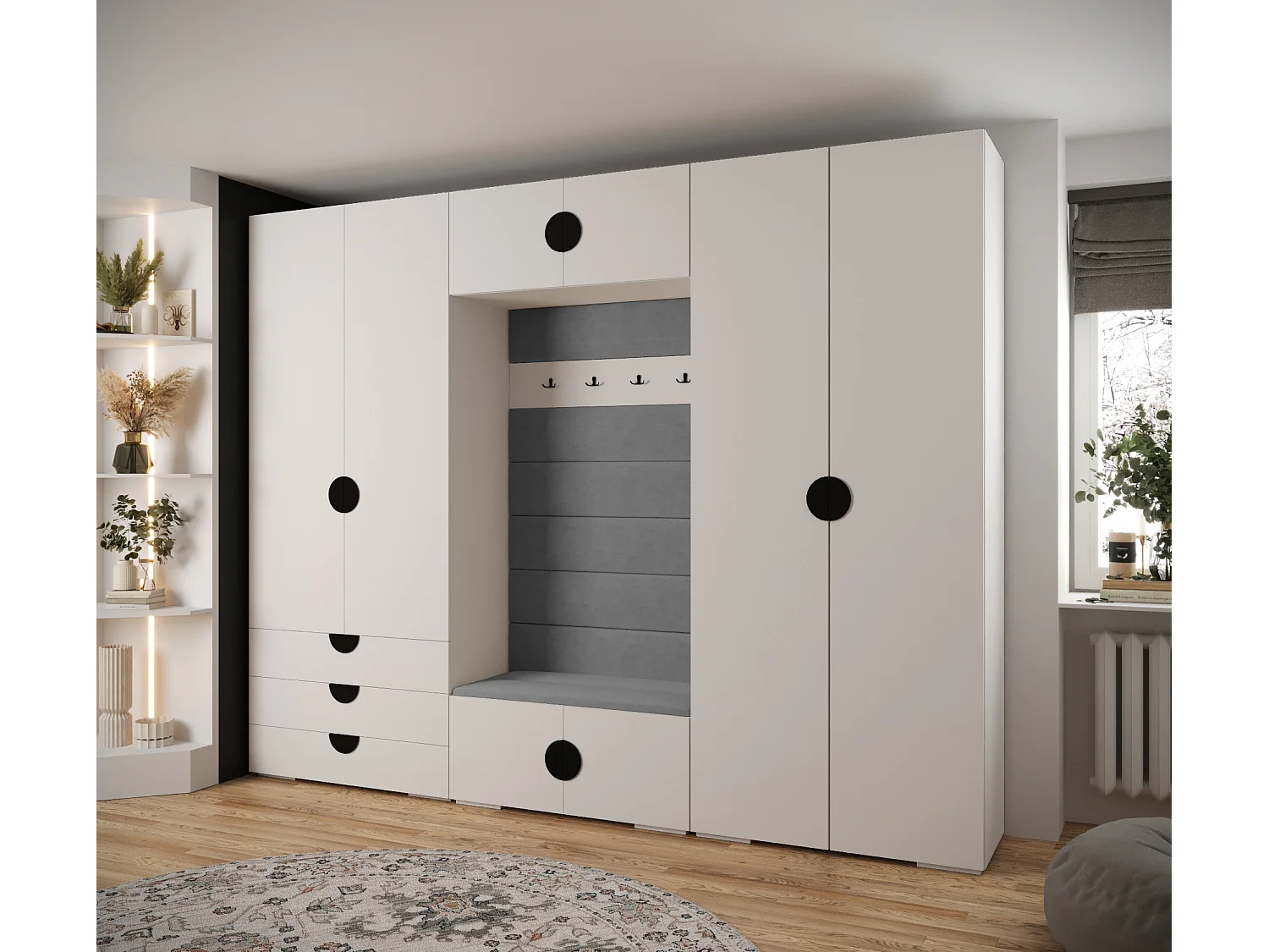 Armoire à portes battantes Inova 4 ensemble 14