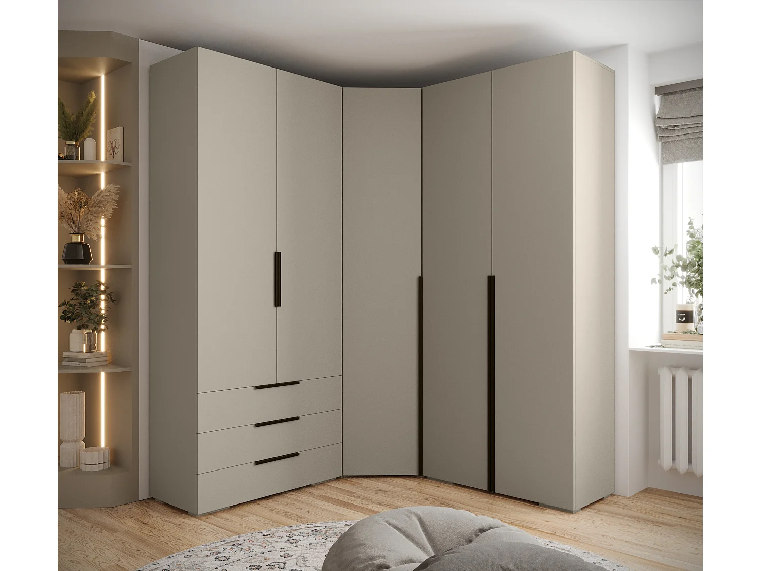 Kast met draaideuren Inova 1 set 1