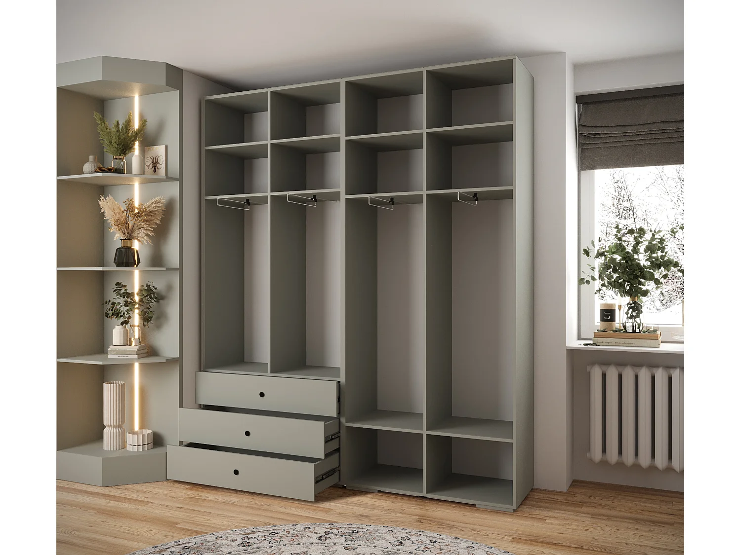 Kast met draaideuren Inova 4 set 15