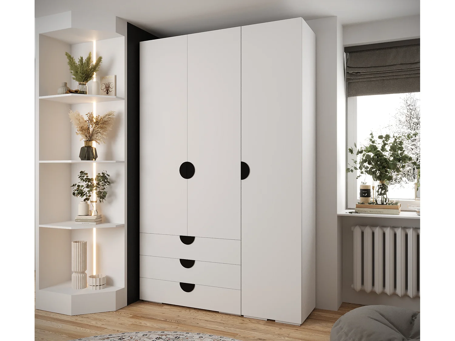 Armoire à portes battantes Inova 4 ensemble 17