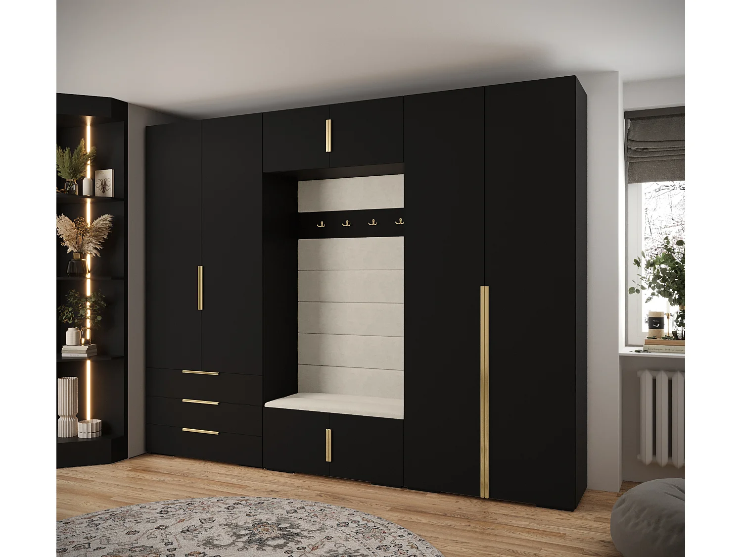 Armoire à portes battantes Inova 1 ensemble 14