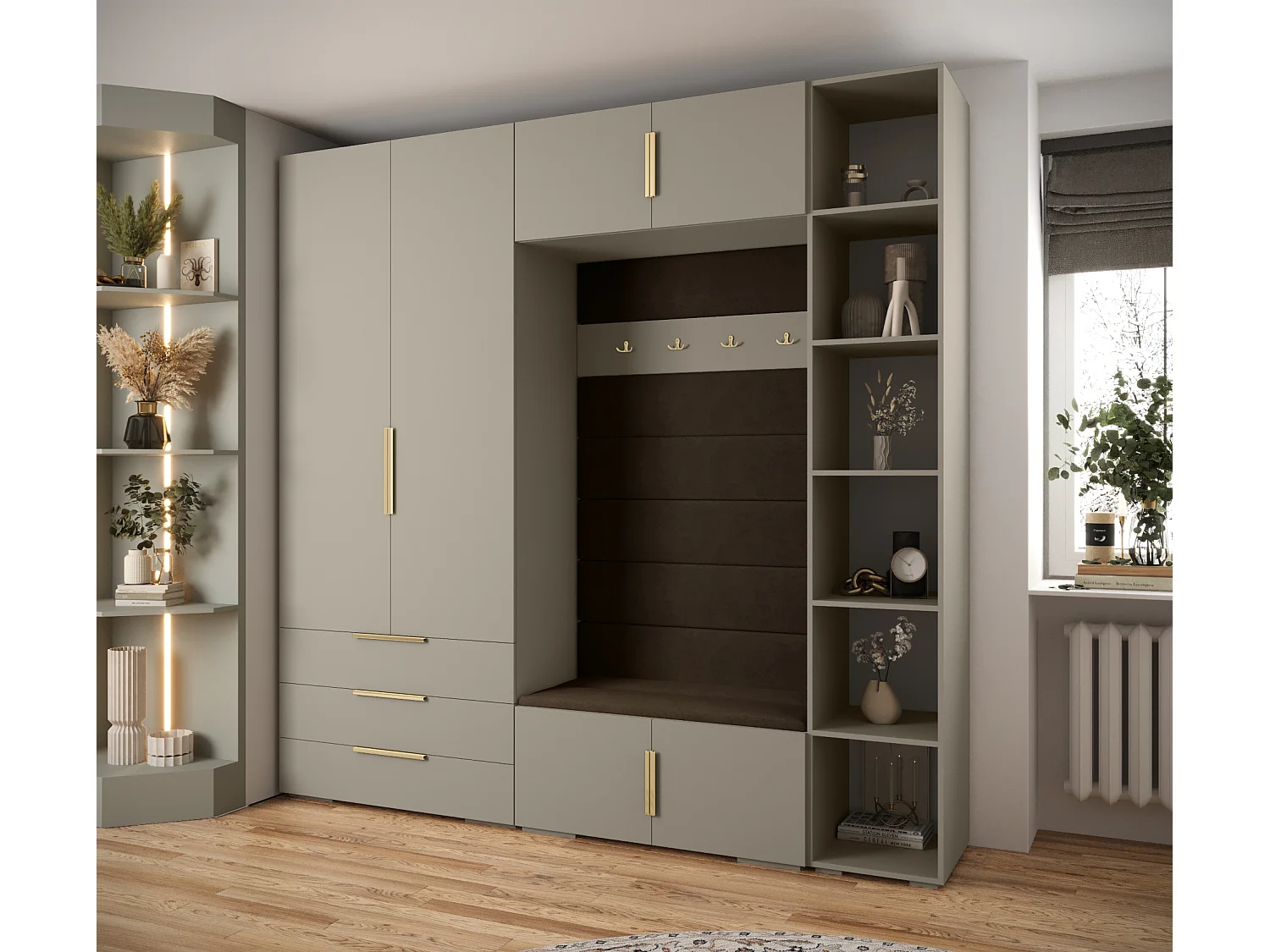 Armoire à portes battantes Inova 1 ensemble 10