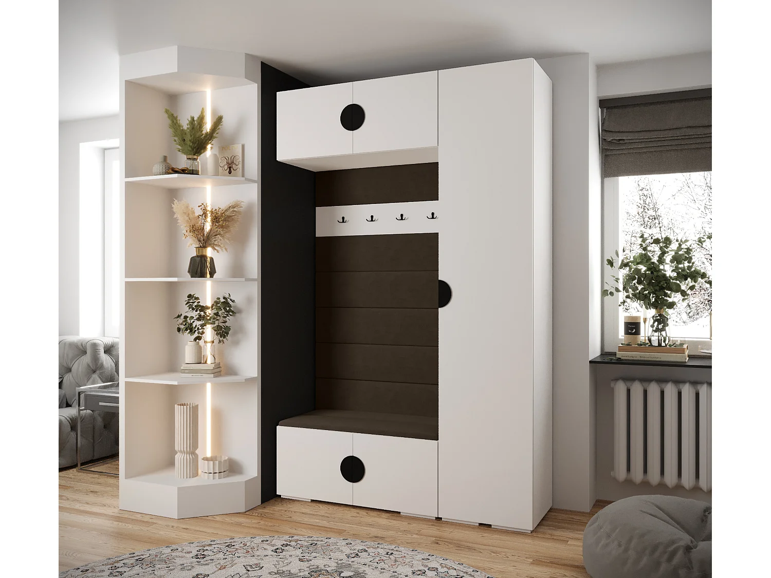Armoire à portes battantes Inova 4 ensemble 19