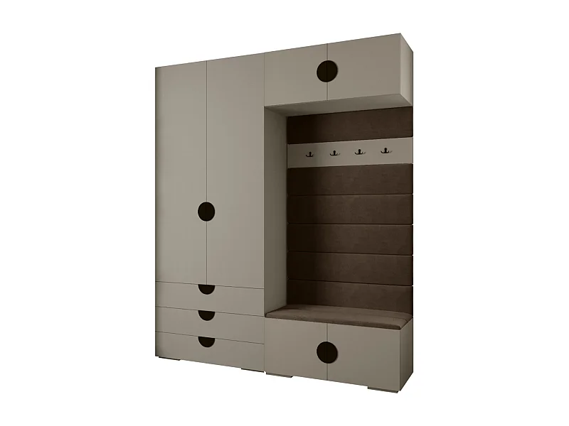Armoire à portes battantes Inova 4 ensemble 12