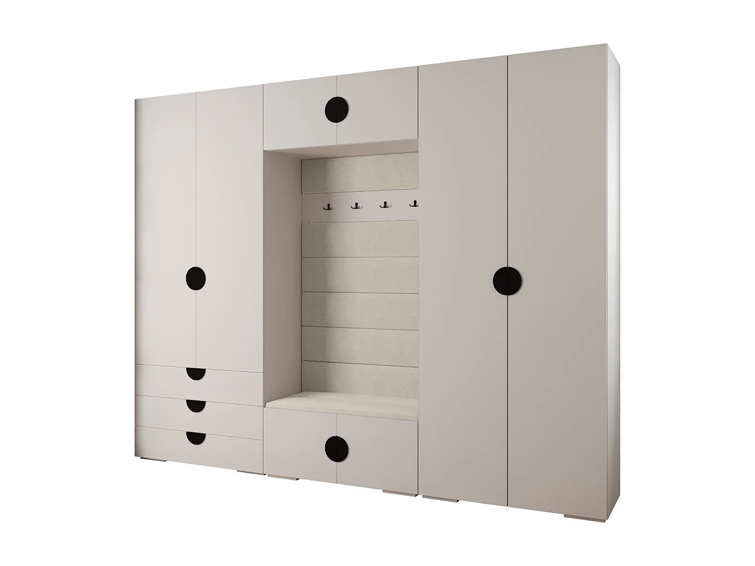 Armoire à portes battantes Inova 4 ensemble 14