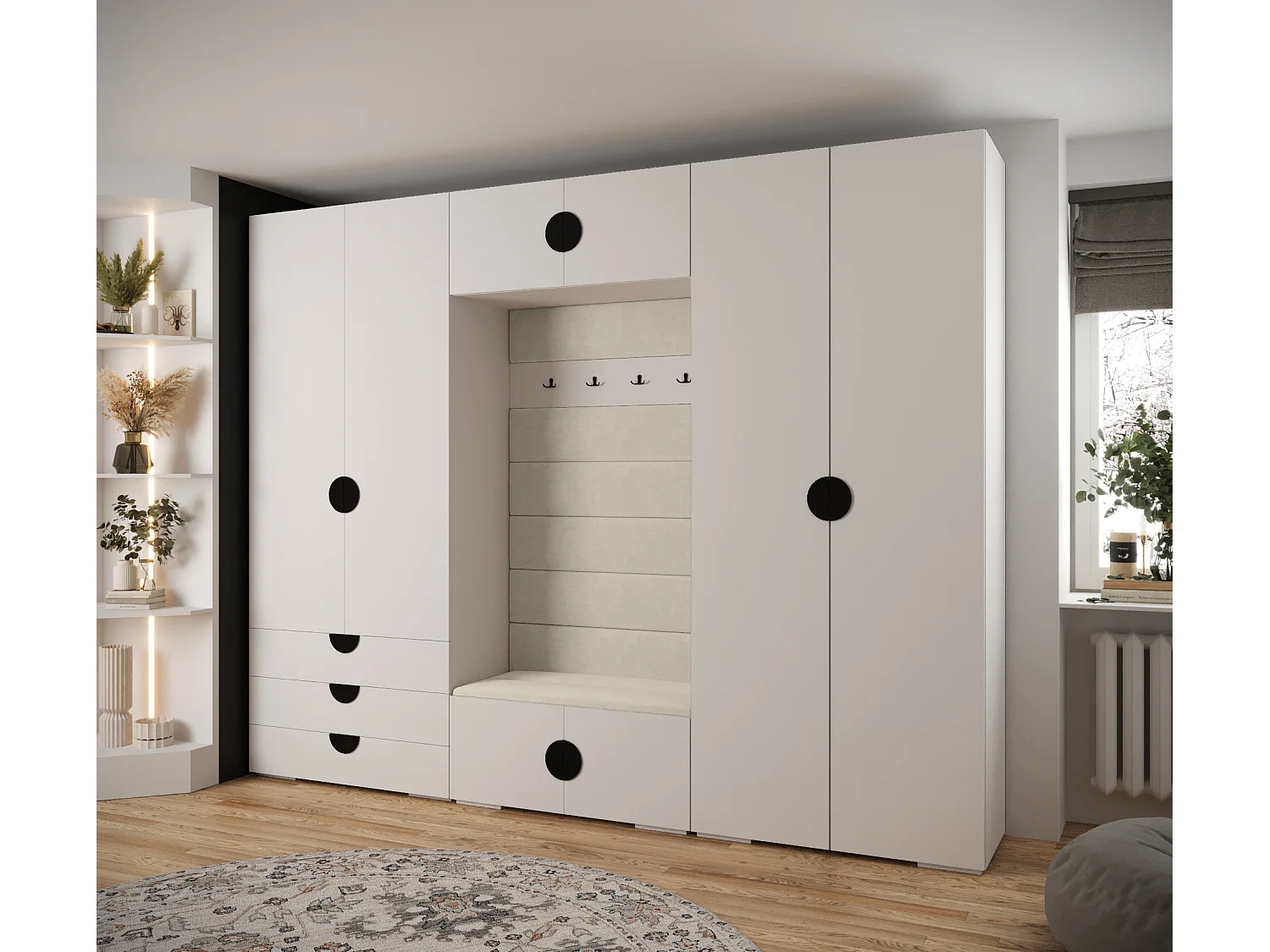 Armoire à portes battantes Inova 4 ensemble 14