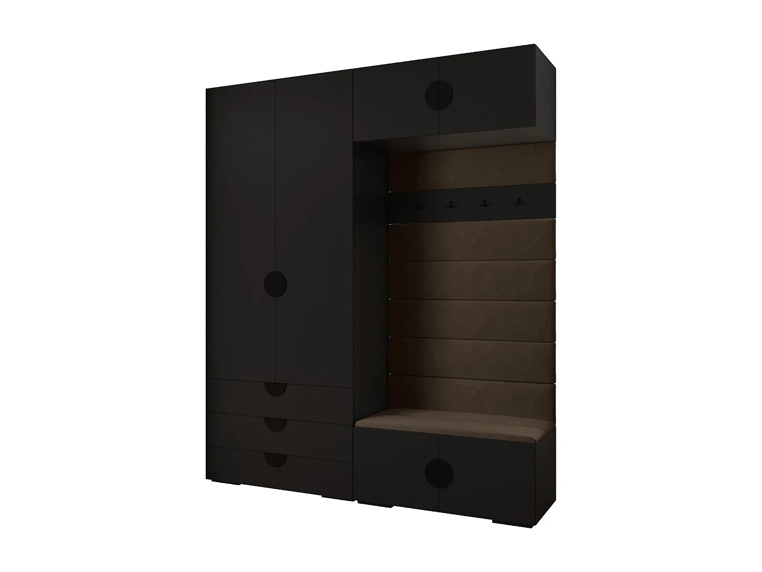 Armoire à portes battantes Inova 4 ensemble 12