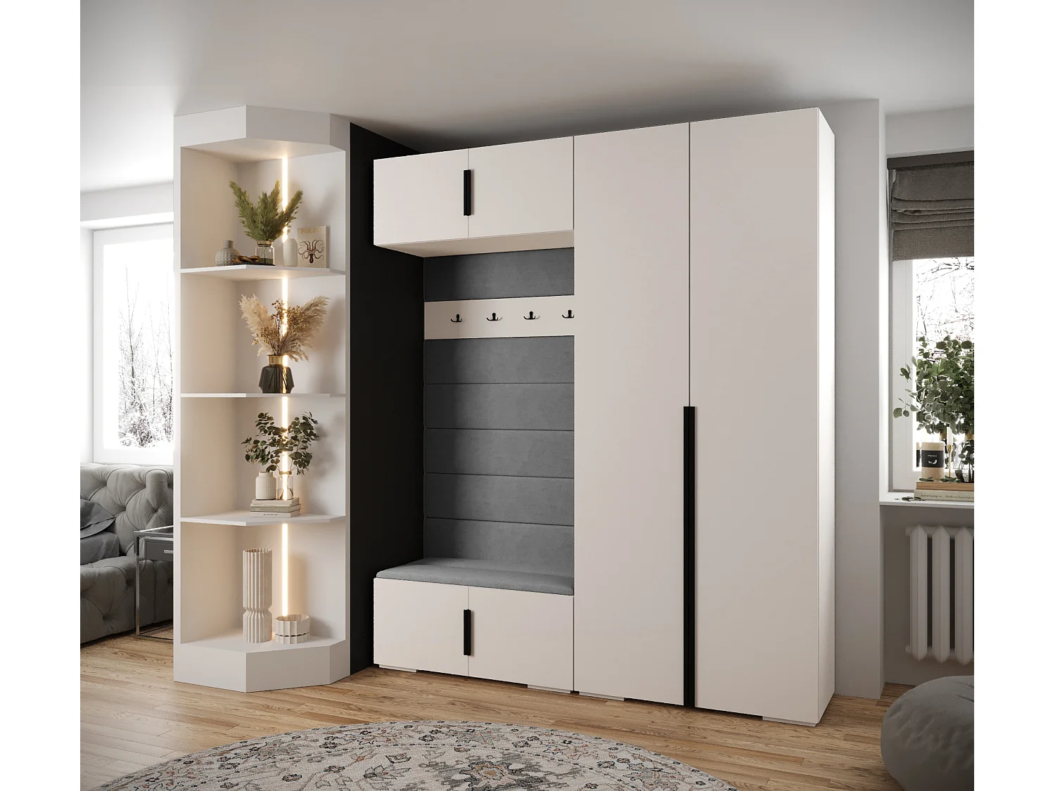 Armoire à portes battantes Inova 1 ensemble 18