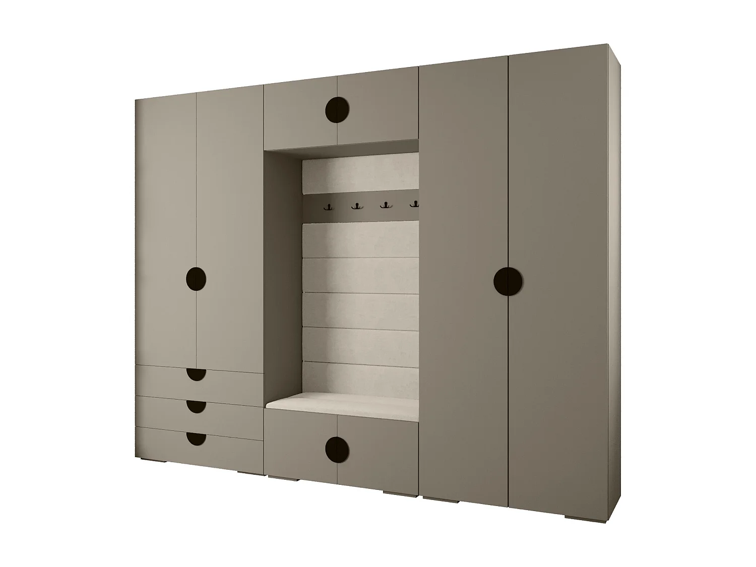 Armoire à portes battantes Inova 4 ensemble 14