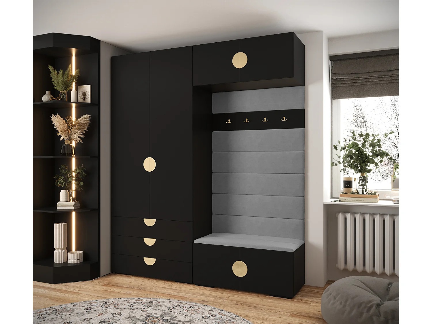 Armadio con ante battenti Inova 4 set 12