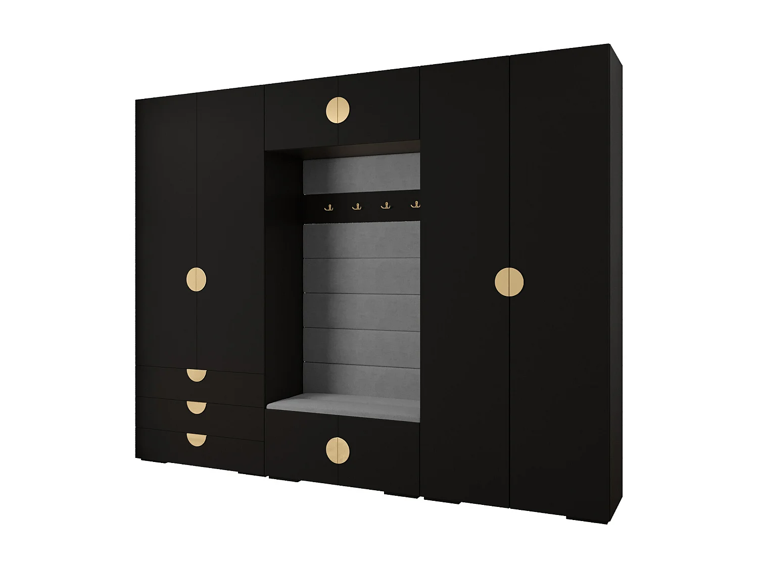 Armoire à portes battantes Inova 4 ensemble 14