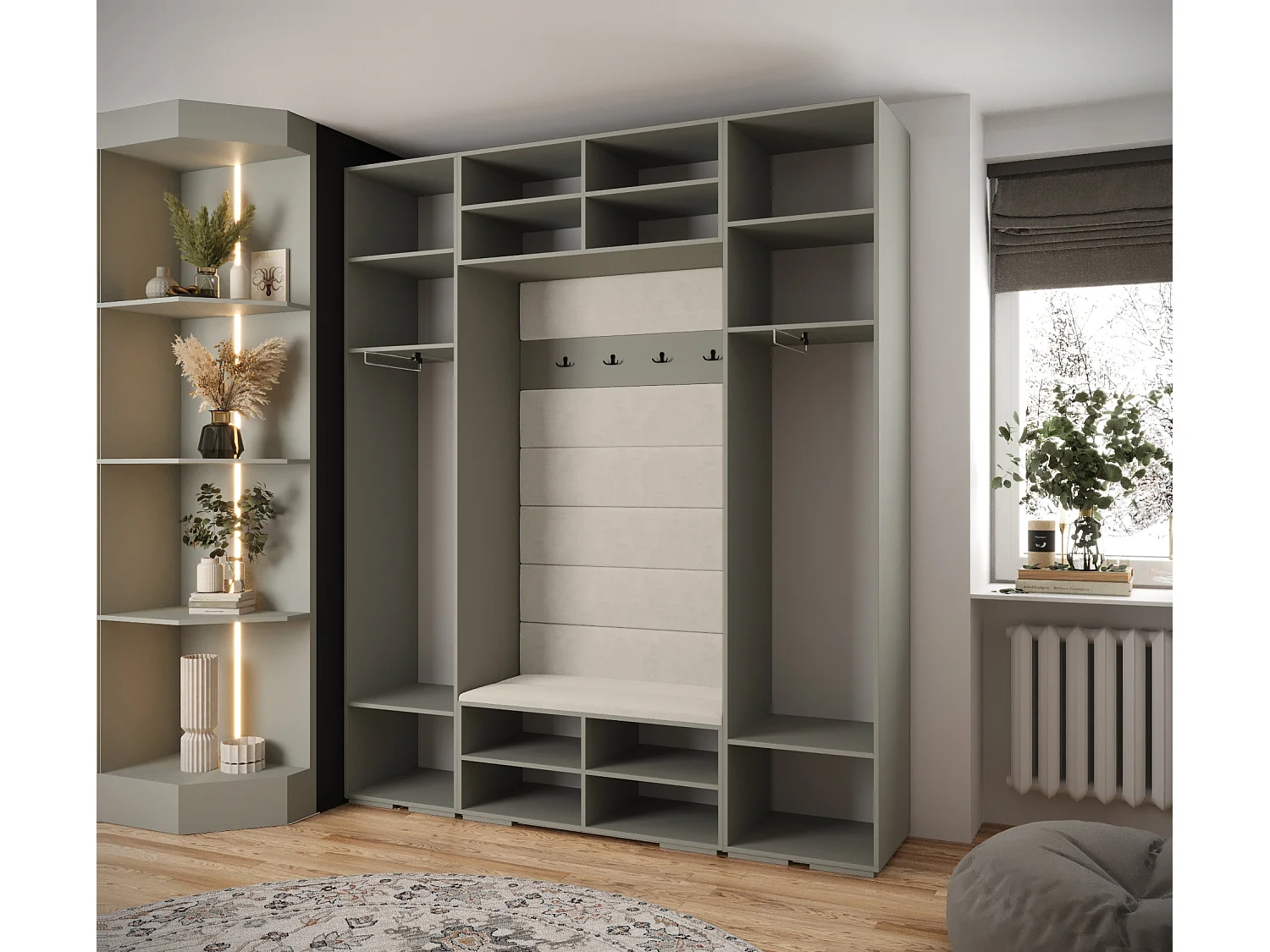 Armoire à portes battantes Inova 1 ensemble 13