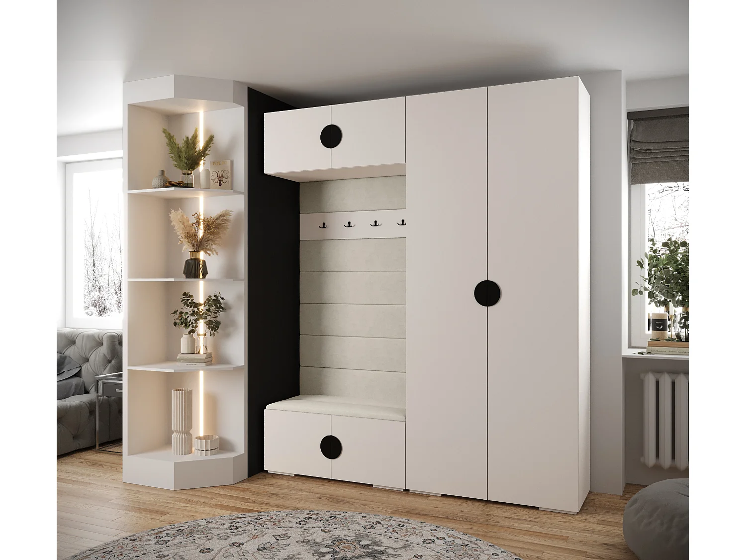 Kast met draaideuren Inova 4 set 18